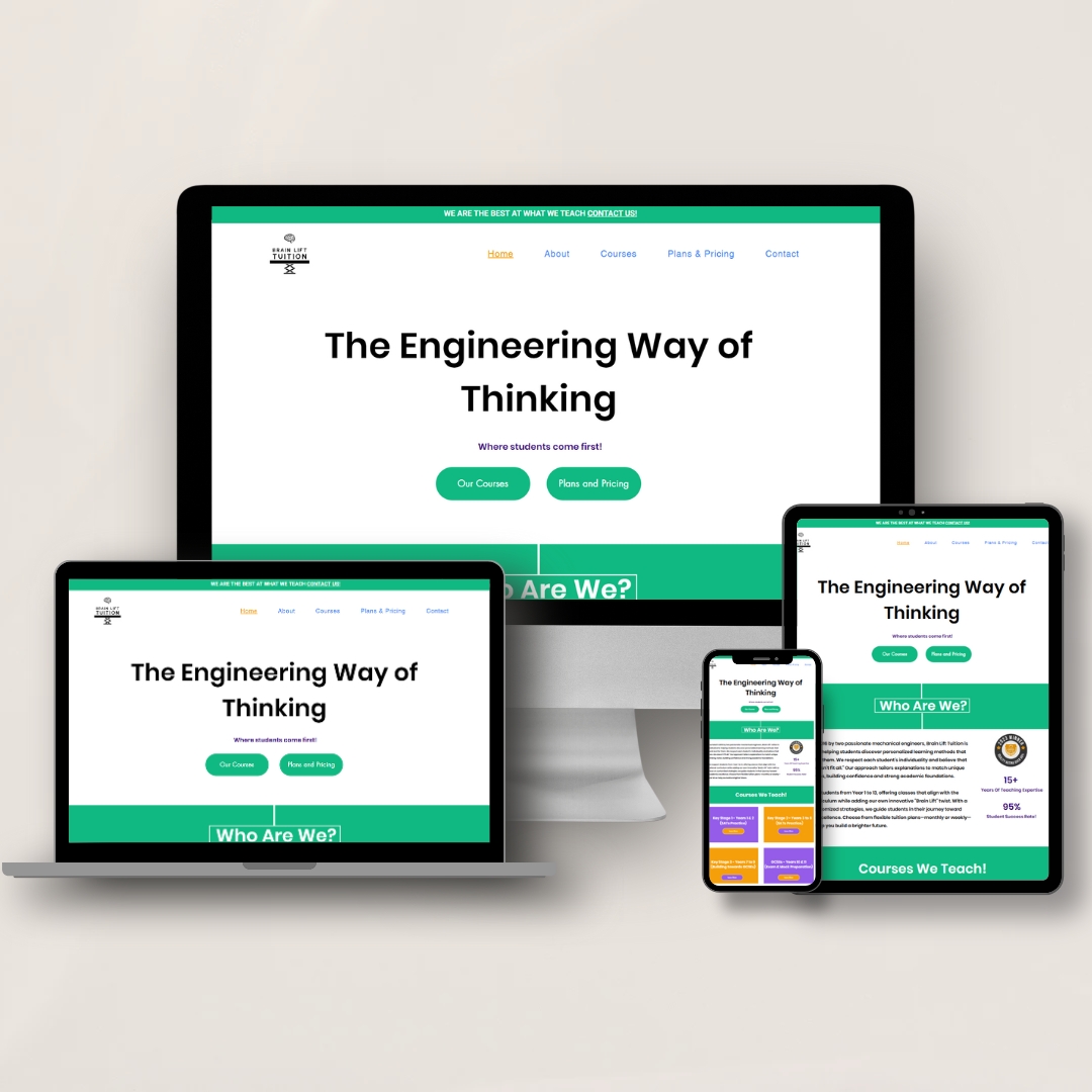 "A modern and interactive online teaching platform in the UK, designed for seamless learning and student engagement