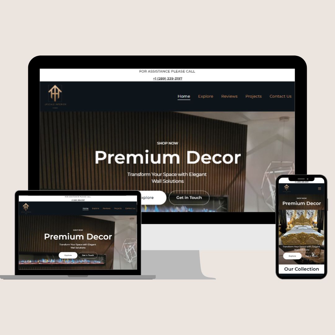 Upscale Interiors Catalog Website